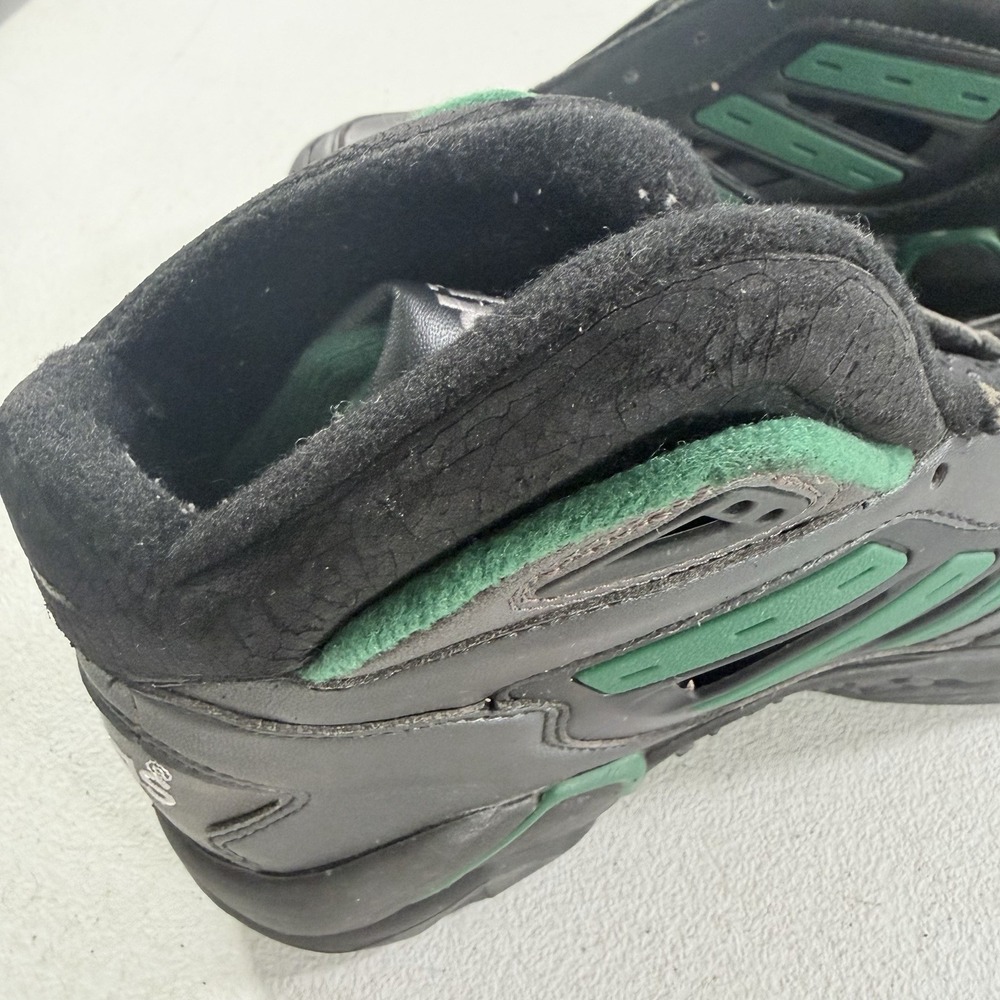 Vintage 1993 Adidas Streetball 2 Men's Basketball Shoes Black Green Size 9.5 - Picture 14 of 16